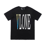 Vlone Mexico Shirt Men'S Casual Loose Large Size Short Sleeve Men And Women