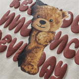 Crew Neck Sweatshirts for Men Men's Clothing Autumn Men's Undershirt round Neck Cartoon Fashion Loose