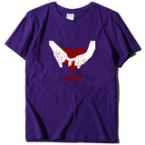 Valentine 'S Day T Shirt T-shirt Short Sleeve Love Printed Summer
