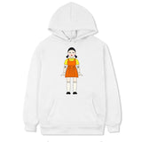 Squid Game Costume round Six Wooden Printed Pullover Hoodie