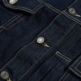 Men Denim Jackets Multi-Pocket Denim Jacket Baggy Coat