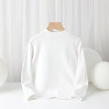 Children Long Sleeve Shirts Autumn Boy's Long-Sleeved T-shirt Warm