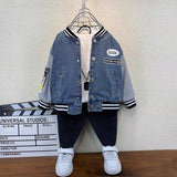 Toddler Boys Jackets Boys Spring and Autumn Denim Jacket
