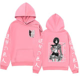 Anime Hoddies Three-Piece Ackerman Printed Hoodie Autumn and Winter Coat