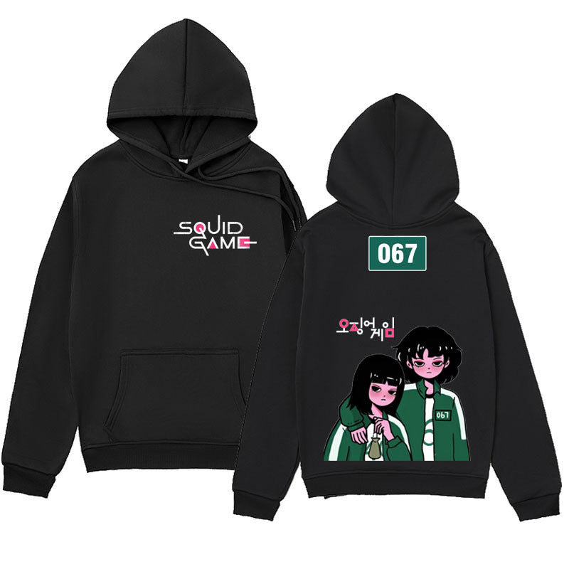Squid Game Costume Sweater Hooded Sweatshirt