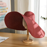 Big Hats Women's Korean-Style Casual Beach Hat Straw Hat