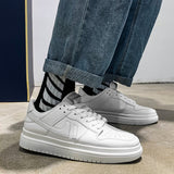 Flat Shoes Men's Shoes Summer Sports Casual Shoes Fashionable Shoes Outdoor Breathable  Wear-Resistant White Shoes