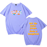 BTS Proof T Shirt Summer round Neck Short Sleeves