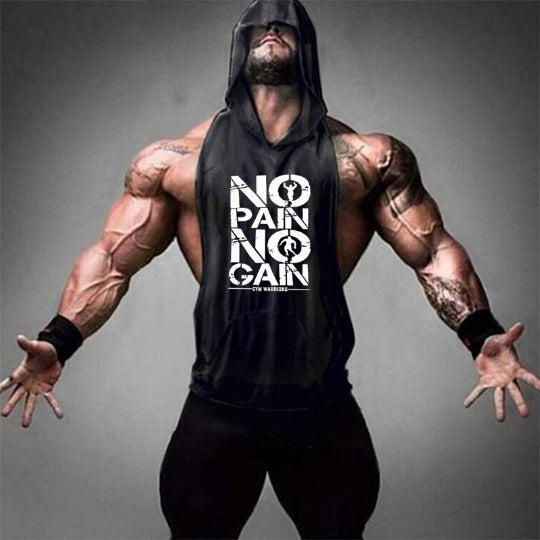 Wifebeater Shirt Waistcoat Loose Fitness Sports