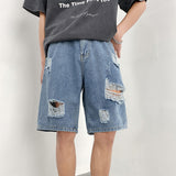 Men Denim Shorts Summer Denim Shorts Male