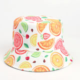 Bucket Hat Fishing Cap Cotton Print Fisherman Hat Flower Fashion Basin Hat for Men and Women Casual Sun Hat