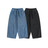Man Fall Outfis Distressed Straight-Leg Pants Hip Hop Loose Wide Leg Retro Washed