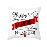 Valentine's Day Pillow Covers 4 Piece Random Styles Together, Home Pillow Cushion Cover
