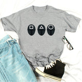 Squid Game Costume Printed Short-Sleeved Men's and Women's T-shirt