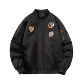 Varsity Jacket Loose Flight Suit
