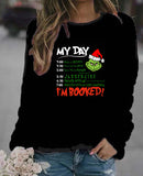 Men and Women Grinch Shirt Christmas Autumn and Winter Loose Sweater