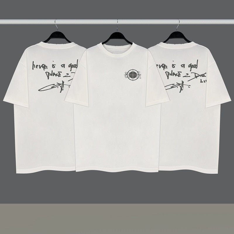 Askyurself T Shirt Short Sleeve round Neck T-shirt Men's Casual