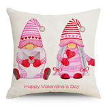 Valentine's Day Pillow Covers 4 Piece Random Styles Together, Holiday Home Pillow Throw Pillowcase