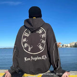 Askyurself Hoodie Retro American Casual High Street Loose