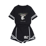 Jelly Roll T Shirt Summer Short Sleeve Suit
