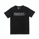 Vlone Printed Loose Hip Hop Shortsleeved Tshirt Hip Hop Men And Women