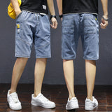 Men Jorts Casual Men's Clothing Middle Pants Summer Denim Shorts