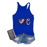 Valentine's Day T Shirt Sports Outerwear Vest Women's Printed