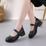 Highway Flat Sandals Summer Genuine Leather Retro Hollow Breathable Casual Sandals for Women