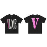 Vlone T Shirt Loose Men'S And Women'S Reflective T-Shirt Summer