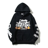 Kanye West Sunday Service Hoodie Ts Cartoon Pattern Rolling Loud Fleece Hoodie