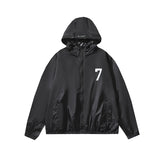 Fog Fear of God Hooded Sun Protection Shirt ABC Flocked Printed Male