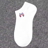 Off White Socks Short Socks Men's and Women's Basketball Sports Ankle Socks Hip Hop Socks