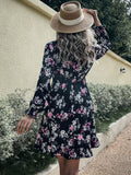 Nine Britton Dress Blue Print