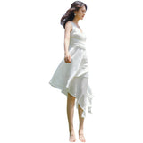 Coachella Music Festival Outfits Summer Beach Dress Backless Suspender Midi Dress