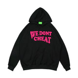 Man Fall Outfits Alphabet Embroidery Sweater Men's and Women's Loose Hooded Autumn and Winter Jacket