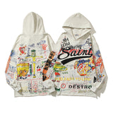 Kanye West Sunday Service Hoodie Graffiti Printing Hoodie Sweater