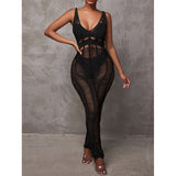 Coachella Music Festival Outfits Backless Beach Jumpsuit Trousers