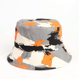 Bucket Hat Fishing Cap Cotton Print Fisherman Hat Camouflage Men's and Women's Outdoor Leisure Sun Hat