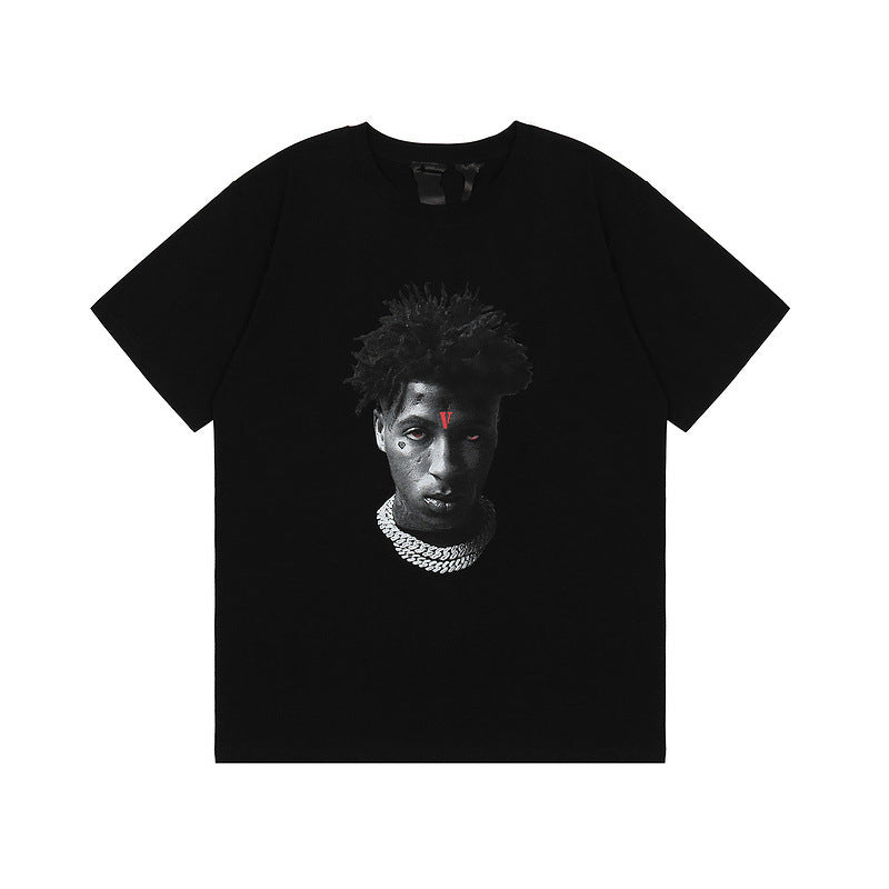 Vlone T Shirt Printed Short Sleeve Men And Women