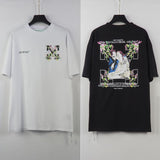Off White T Shirt Ow. Off Cotton Round Neck Tshirt For Men And Women Owt