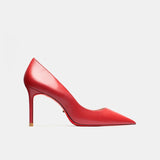 Red Bottom Heels Shallow Mouth Pointed High Heel Stiletto Heel Work Shoes for Catwalk