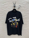 The Simpsons T Shirts Printed Short Sleeve Loose