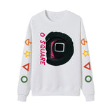 Squid Game Costume Sweatshirt round Neck Casual Pullover Sweater for Men and Women