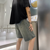 Men Denim Shorts Men's Summer Versatile Loose