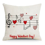 Valentine's Day Pillow Covers 4 Piece Random Styles Together, Love Festival Home Pillow Cushion Cover
