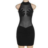 Music Festivals Rave Outfits Dress Summer Women's Fashion round Neck Dress