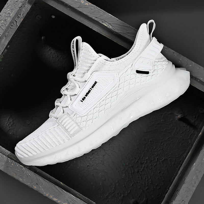 designer Sneaker Shoes Summer Leisure Sports Fashion Solid Color Men's Breathable Shoes
