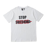 Vlone T Shirt Loose Men'S And Women'S Reflective T-Shirt Summer
