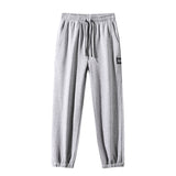 Grey Sweatpants Sweatpants Men's Sports Trousers Spring and Autumn Solid Color Ankle Banded Pants