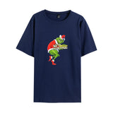 Men and Women Grinch Shirt Casual Loose Short Sleeves T-shirt